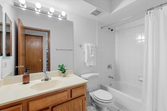 5255 N Riversedge Ter Unit 206, Chicago, IL 60630 - bathroom with shower / bathtub combination with curtain, toilet, and vanity