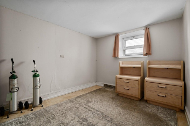 unfurnished office featuring carpet floors