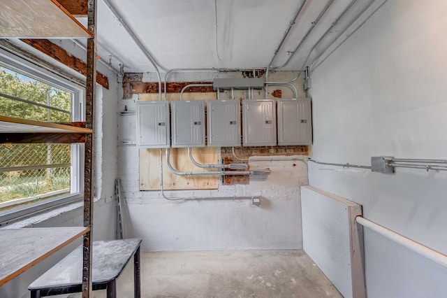 7133 W 16th St, Berwyn, IL 60402 - basement with electric panel and healthy amount of natural light