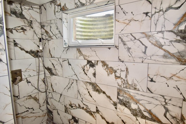 2837 18th St, North Chicago, IL 60064 - bathroom view of a marble finish shower