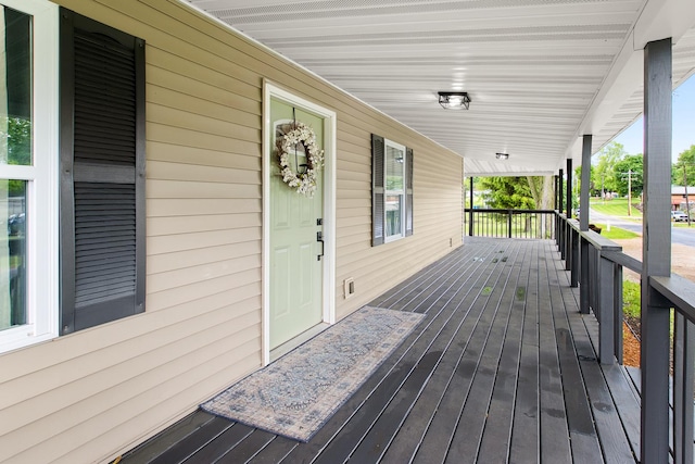 104 S Taylor St, Towanda, IL 61776 - view of wooden porch