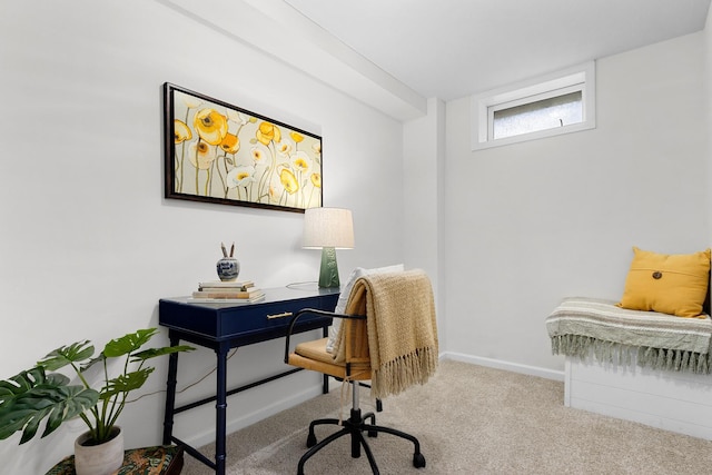 104 S Taylor St, Towanda, IL 61776 - home office with carpet flooring and baseboards