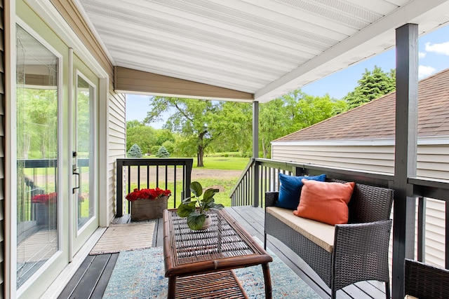 104 S Taylor St, Towanda, IL 61776 - deck with an outdoor living space