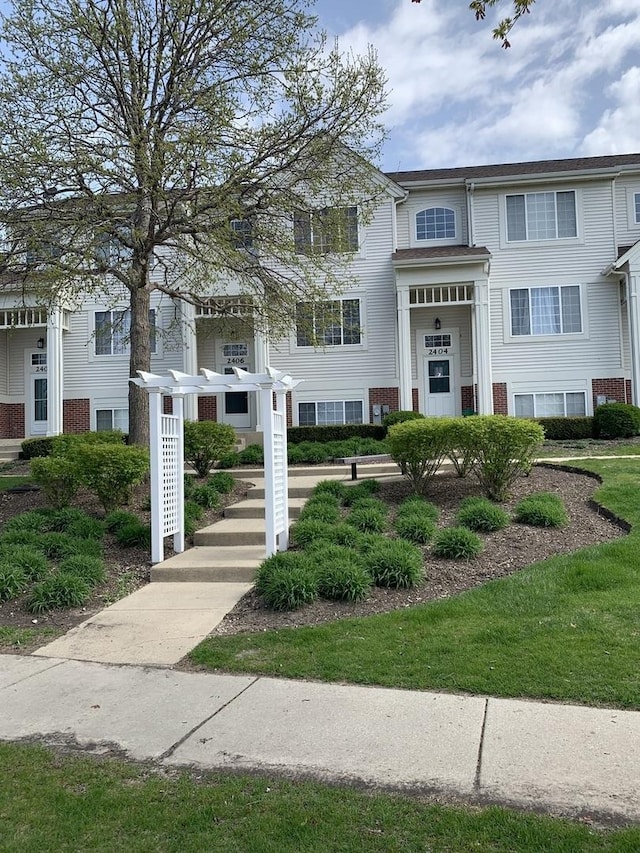 2406 Daybreak Ct, Elgin, IL 60123 - view of front of property featuring brick siding