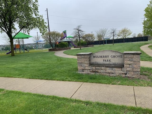 2406 Daybreak Ct, Elgin, IL 60123 - view of community / neighborhood sign
