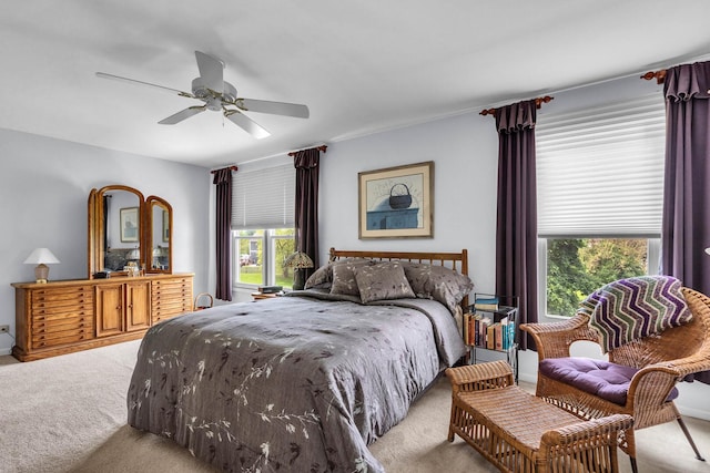 930 Ripple Brook Ln, Elgin, IL 60120 - carpeted bedroom featuring a ceiling fan