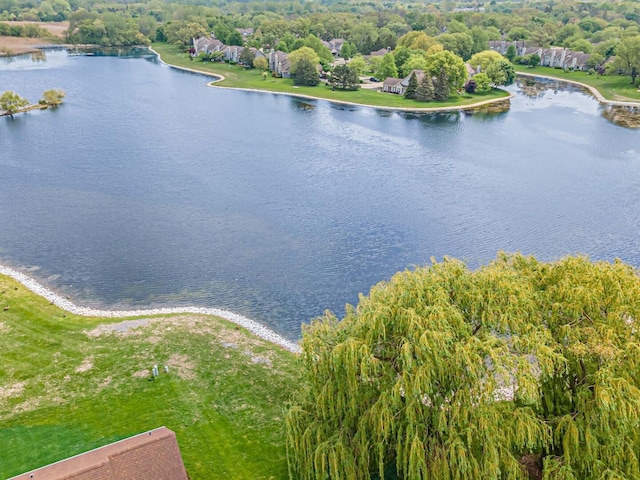 930 Ripple Brook Ln, Elgin, IL 60120 - aerial view of a large body of water