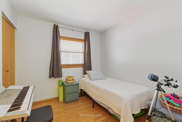 16810 Highview Ave, Orland Hills, IL 60487 - bedroom featuring light wood-type flooring and a closet