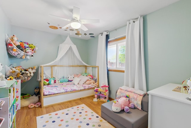16810 Highview Ave, Orland Hills, IL 60487 - bedroom with wood finished floors and a ceiling fan