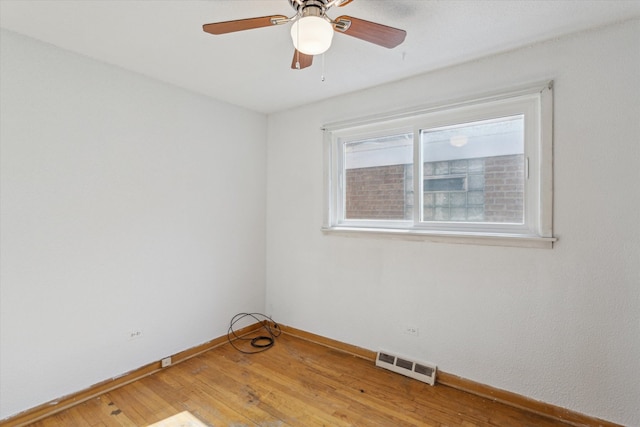1230 W 112th Pl, Chicago, IL 60643 - empty room with baseboards, light wood-type flooring, and a ceiling fan