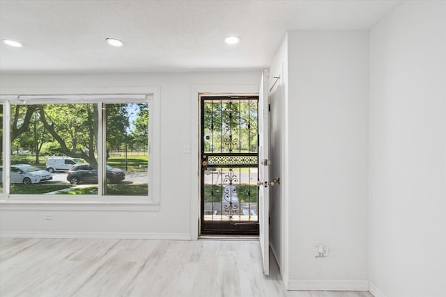 1230 W 112th Pl, Chicago, IL 60643 - entryway featuring baseboards, recessed lighting, and wood finished floors