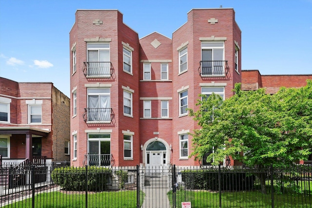 6640 S Kimbark Ave Unit 3, Chicago, IL 60637 - view of front facade with brick siding