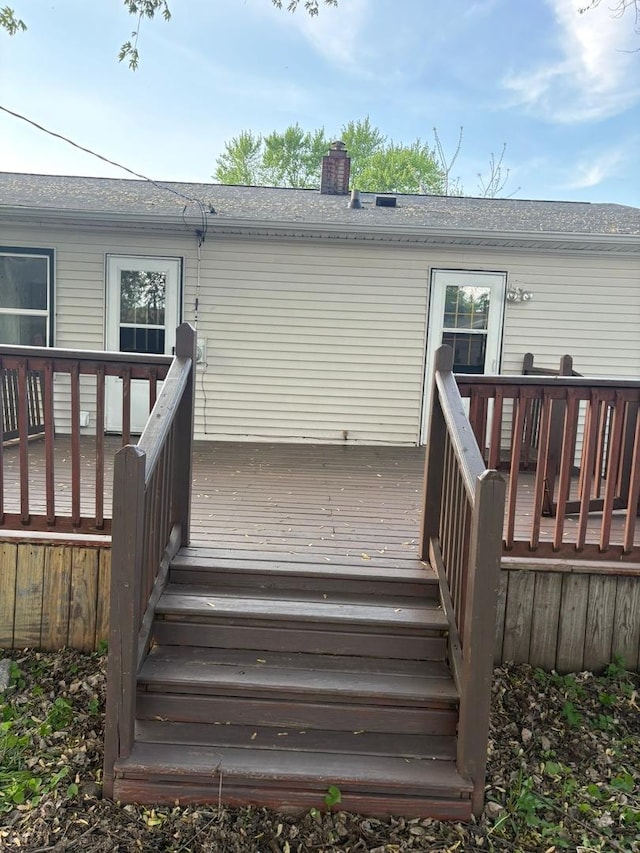 430 Spring Ave, Dekalb, IL 60115 - view of wooden terrace