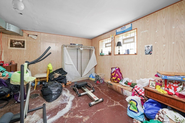 3732 Wisconsin Ave, Berwyn, IL 60402 - playroom with wooden walls