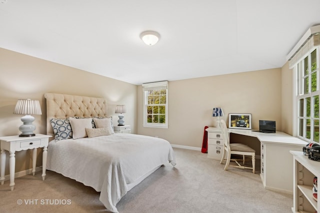 11 Longmeadow Rd, Winnetka, IL 60093 - bedroom featuring light colored carpet, lofted ceiling, and baseboards