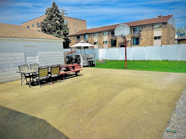 1258 Perry St, Des Plaines, IL 60016 - view of patio featuring outdoor dining space