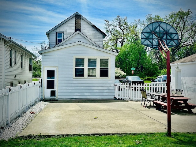 1258 Perry St, Des Plaines, IL 60016 - back of house with a patio area and fence