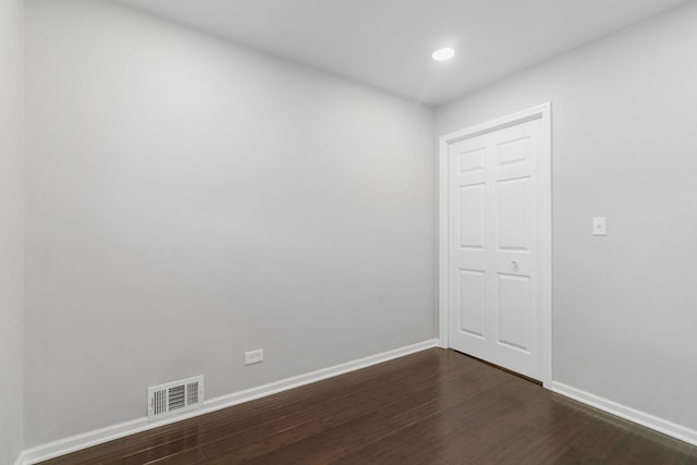 2317 Forest Ave, North Riverside, IL 60546 - spare room with dark wood finished floors, baseboards, and recessed lighting
