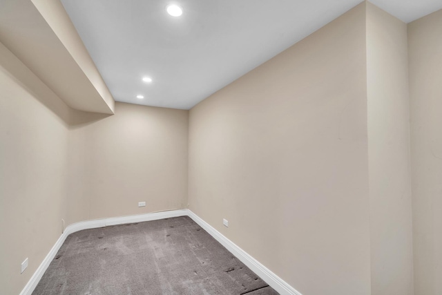 6801 N Lexington Ln, Niles, IL 60714 - basement featuring carpet floors, recessed lighting, and baseboards