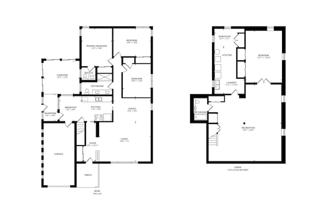 929 N Delphia Ave, Park Ridge, IL 60068 - floor plan / room layout