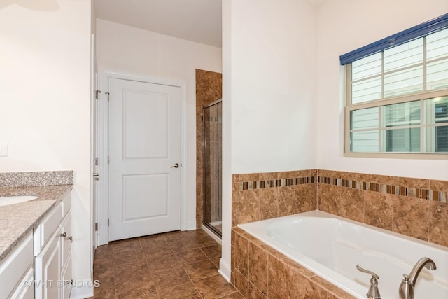 3815 Ridge Pointe Dr, Geneva, IL 60134 - full bath with vanity, a garden tub, and a stall shower
