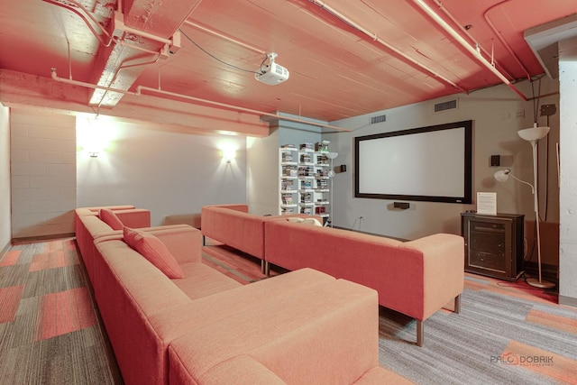 565 W Quincy St Unit 1206, Chicago, IL 60661 - view of carpeted home theater