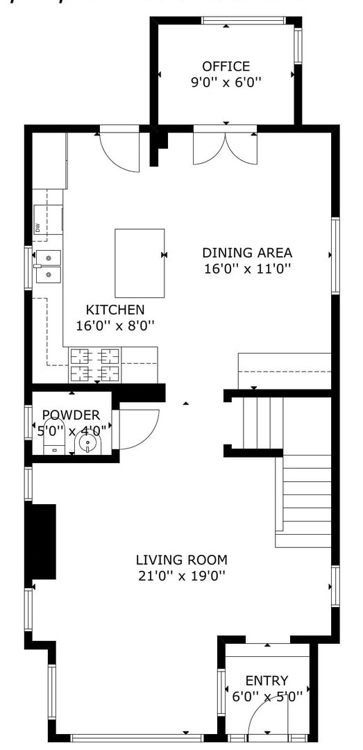 842 Mapleton Ave, Oak Park, IL 60302 - floor plan / room layout