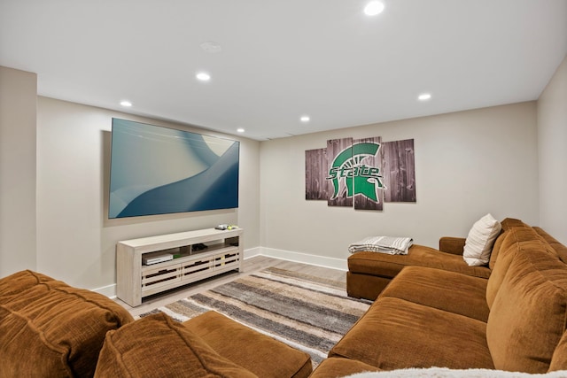 2215 Barger Ct, Wheaton, IL 60189 - living area with recessed lighting and wood finished floors