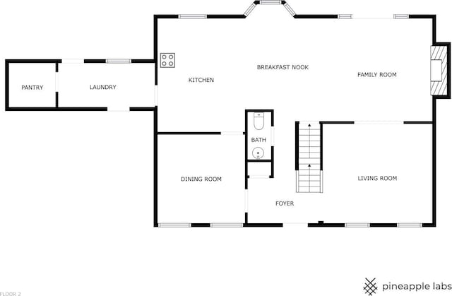 2215 Barger Ct, Wheaton, IL 60189 - view of floor plan / room layout