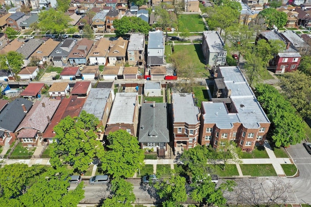 aerial view of property's location featuring nearby suburban area