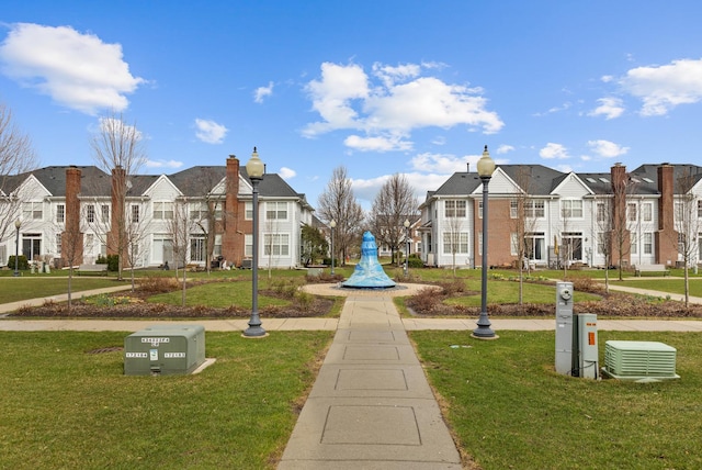 119 Allerton Dr, Schaumburg, IL 60194 - view of community with a residential view and a yard