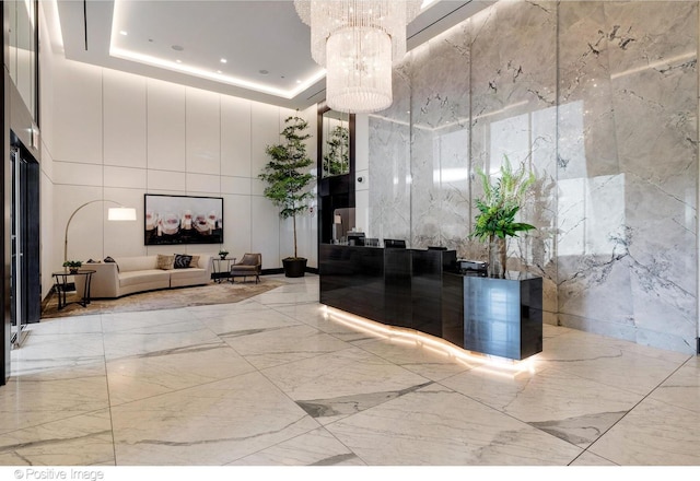 363 E Wacker Dr Unit 1903, Chicago, IL 60601 - lobby with a high ceiling