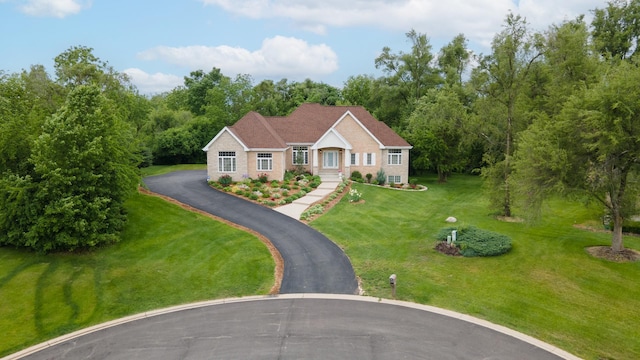 5419 Rita Ave, Crystal Lake, IL 60014 - single story home featuring a front lawn and brick siding