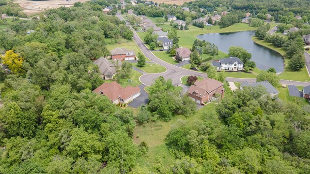 5419 Rita Ave, Crystal Lake, IL 60014 - aerial view of property's location featuring a large body of water and nearby suburban area