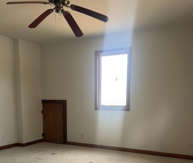 331 Somonauk St, Park Forest, IL 60466 - unfurnished room featuring a ceiling fan and baseboards