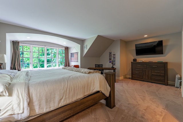 9430 Reserve Dr, Caledonia, IL 61011 - bedroom featuring baseboards, light colored carpet, and recessed lighting