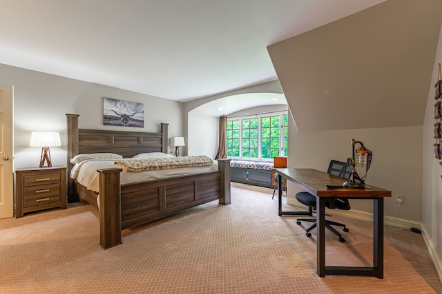 9430 Reserve Dr, Caledonia, IL 61011 - bedroom with light colored carpet and vaulted ceiling