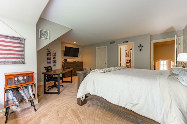 9430 Reserve Dr, Caledonia, IL 61011 - bedroom with light carpet, baseboards, and recessed lighting