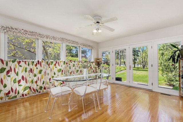 2164 Tellis Ln, Lisle, IL 60532 - unfurnished sunroom featuring french doors