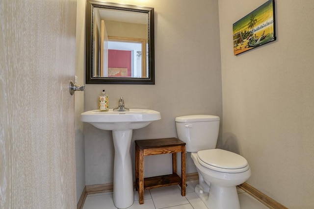 1372 Pheasant Chase Cir, Beecher, IL 60401 - bathroom with toilet and tile patterned flooring