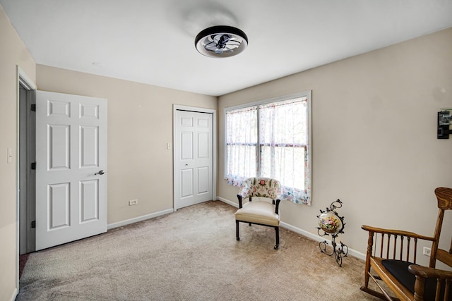 7658 S Greenwood Ave, Chicago, IL 60619 - living area with carpet flooring and baseboards