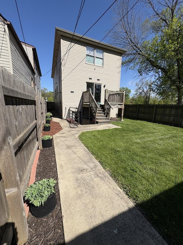 7658 S Greenwood Ave, Chicago, IL 60619 - rear view of property featuring a deck