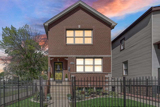 7658 S Greenwood Ave, Chicago, IL 60619 - view of front facade featuring brick siding and a gate