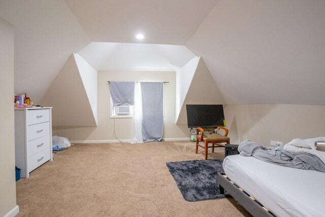9226 S Ellis Ave, Chicago, IL 60619 - bedroom with lofted ceiling, carpet flooring, baseboards, and cooling unit