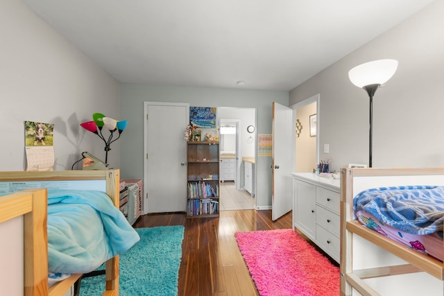 1592 Lighthouse Dr, Naperville, IL 60565 - bedroom with wood-type flooring and ensuite bathroom