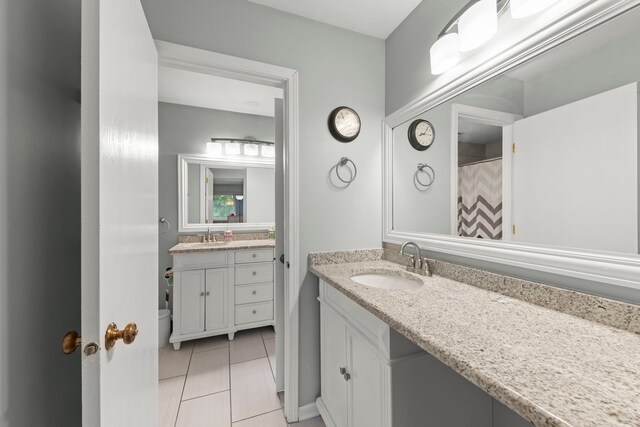 1592 Lighthouse Dr, Naperville, IL 60565 - bathroom featuring tile patterned floors and vanity