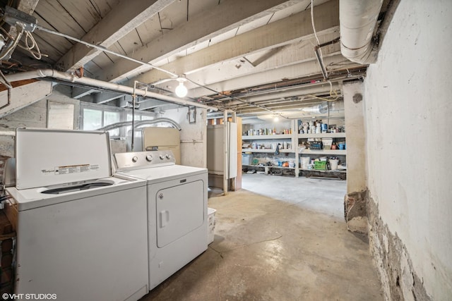 827 Lewis St, Dekalb, IL 60115 - basement with washer and clothes dryer