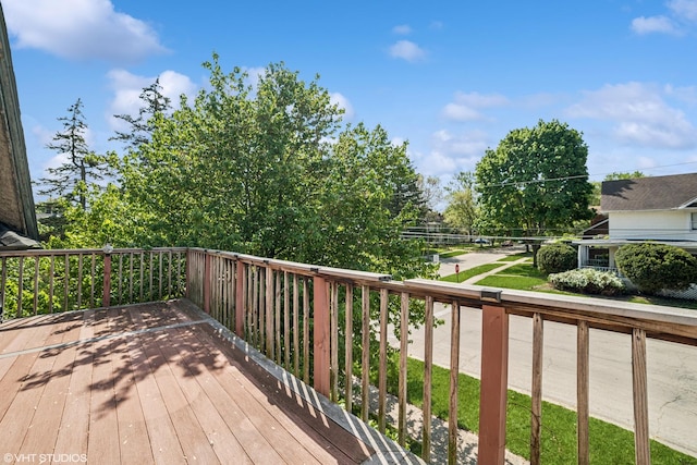 827 Lewis St, Dekalb, IL 60115 - view of wooden terrace