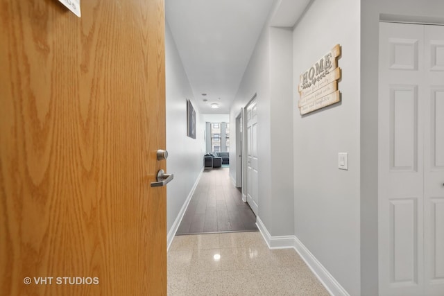 8 W Monroe St Unit 1205, Chicago, IL 60603 - hall featuring baseboards and granite floors