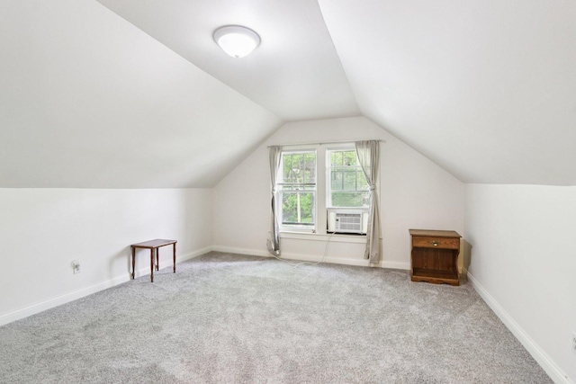 38 Highview Ave, Fox Lake, IL 60020 - bonus room with carpet floors, lofted ceiling, and cooling unit